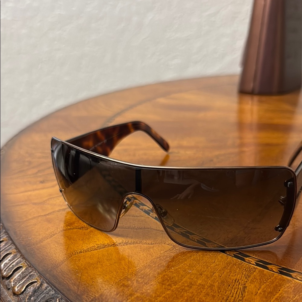 Versace Brown Tortoiseshell Sunglasses